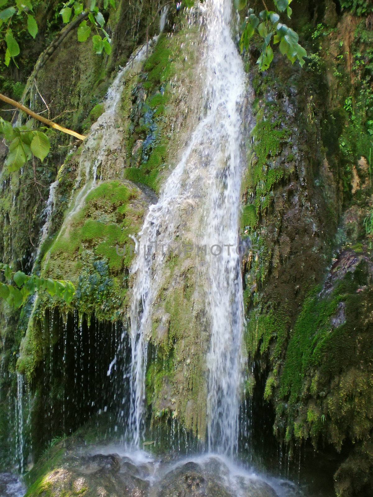 mountain waterfall near Krushuna Bulgaria