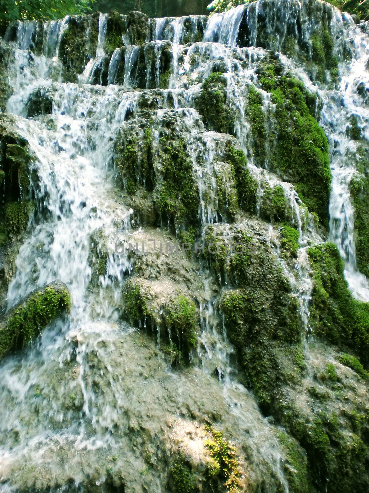 mountain waterfall near Krushuna Bulgaria