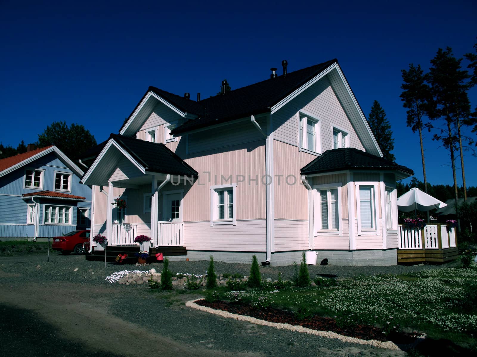  The rural house taken in Finland on summer 2010                                