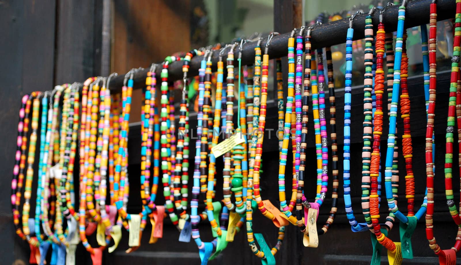 colorful bracelets and necklaces with beads by Dessie_bg