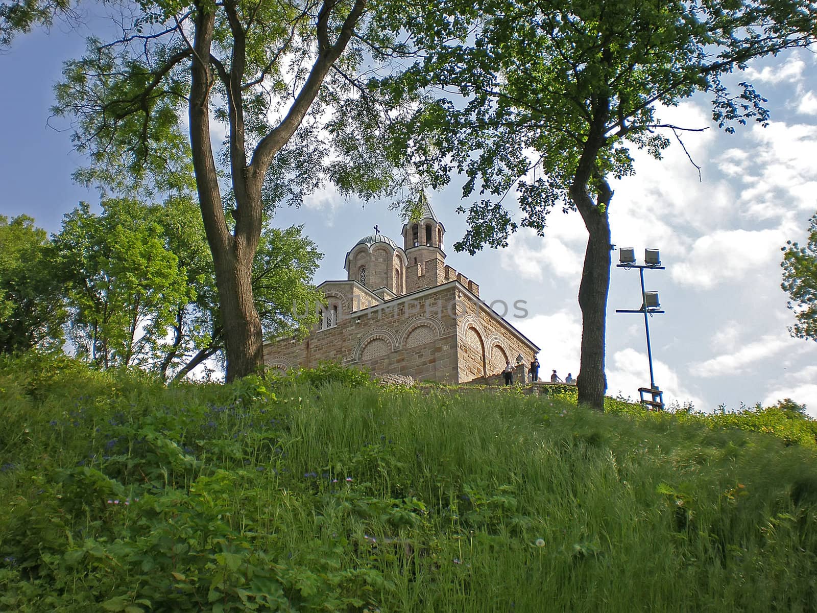 church in Tsarevets fortress Veliko Turnovo Bulgaria