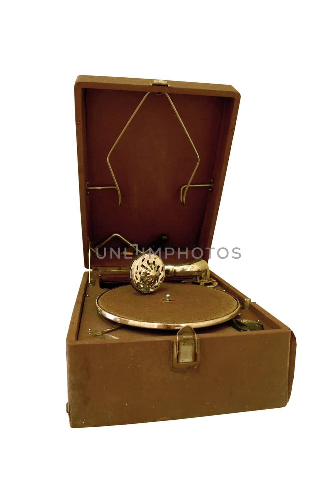  retro gramophone old style isolated...