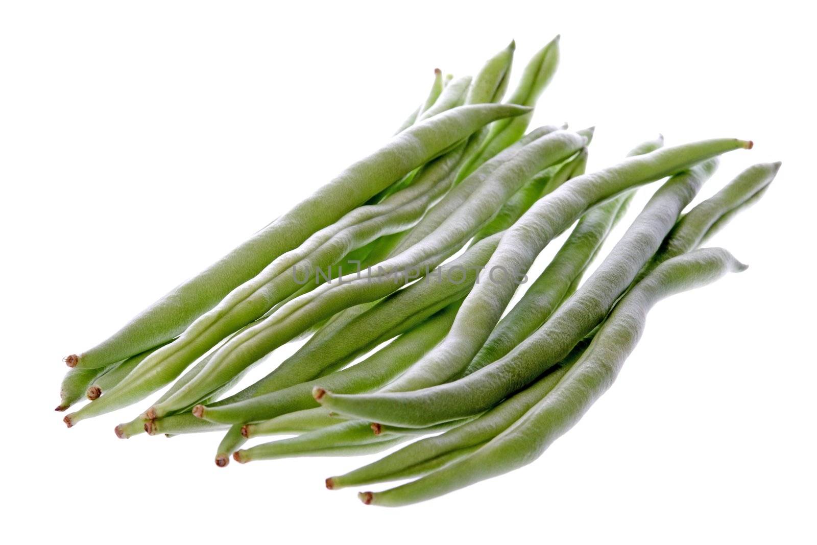 Isolated image of french beans.