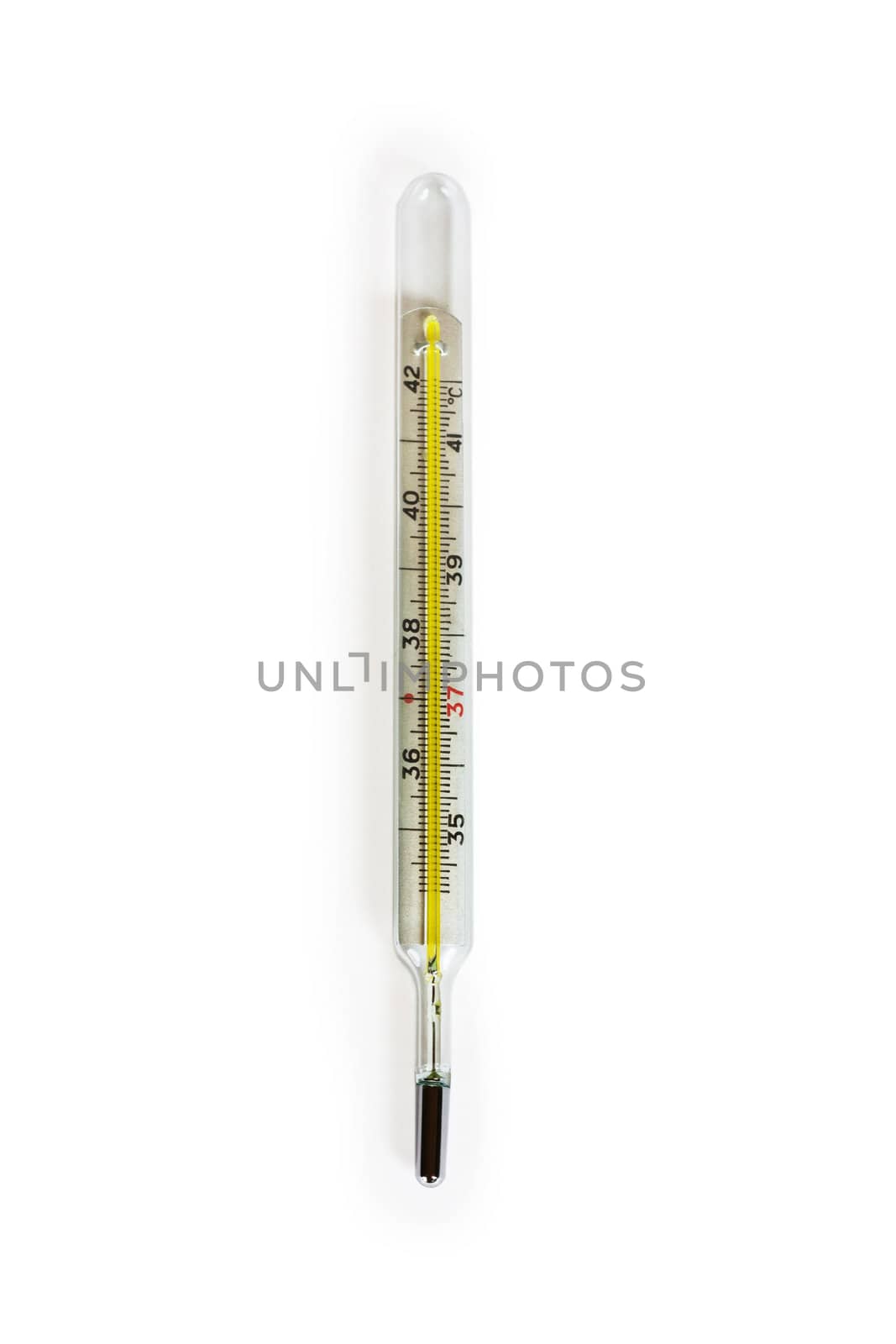 Thermometer isolated on a white background