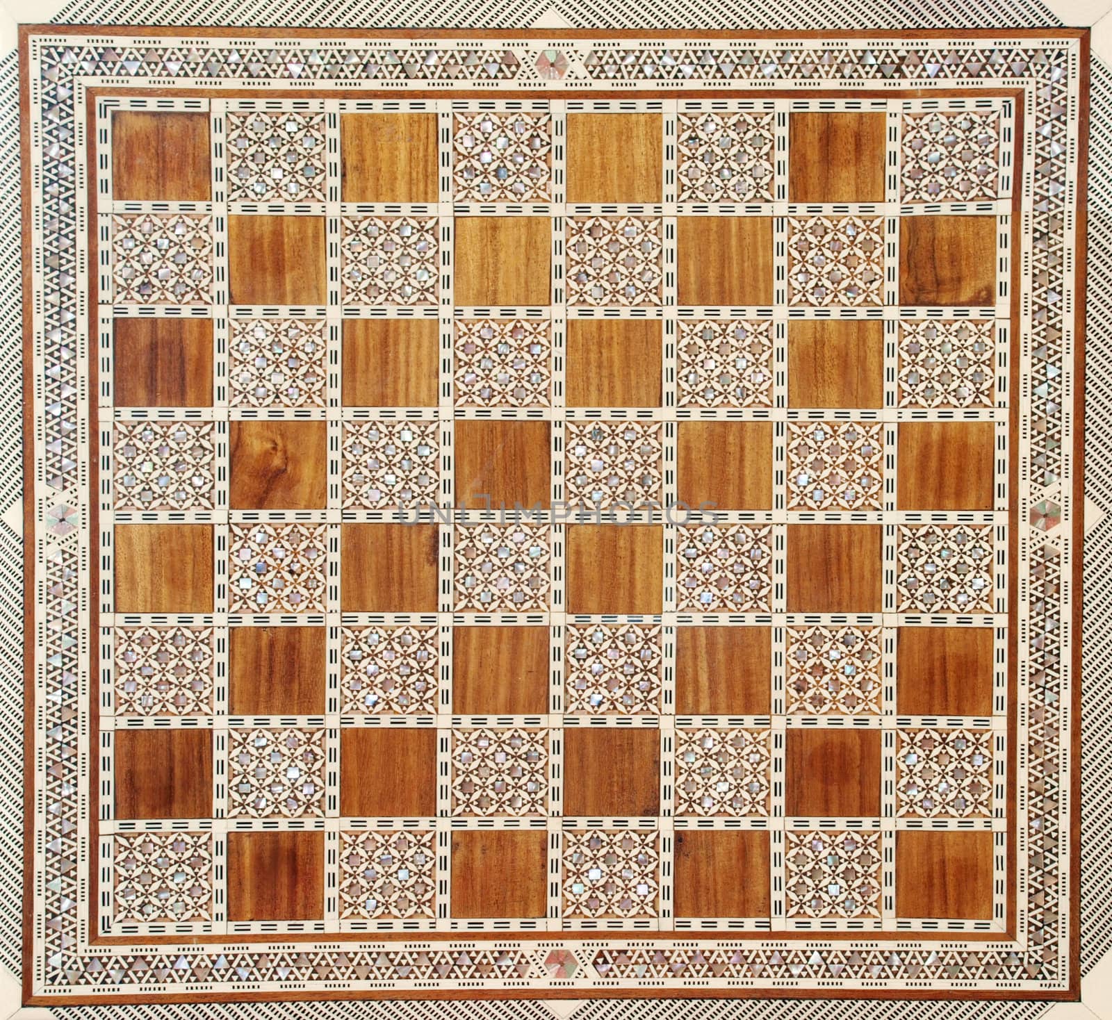 Ornate Chess Board by MargoJH