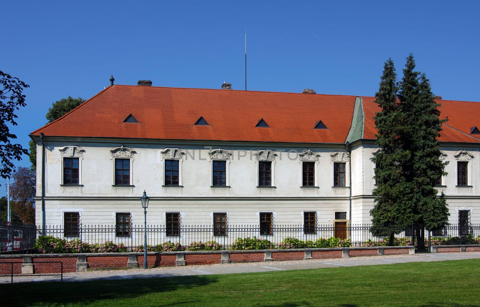 Building of Monastery at Mendel square in Brno, Czech Republic