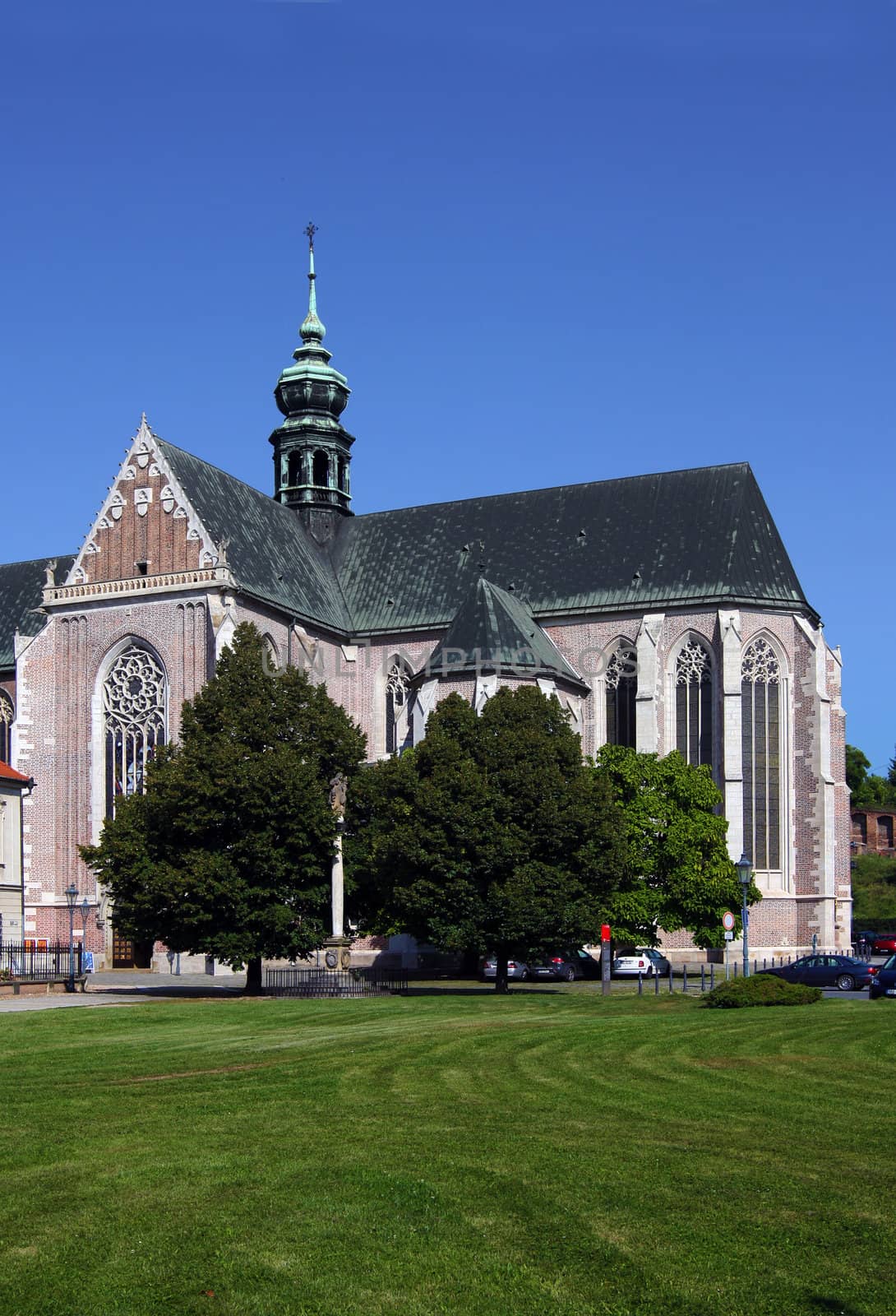 Building of Monastery at Mendel square in Brno, Czech Republic