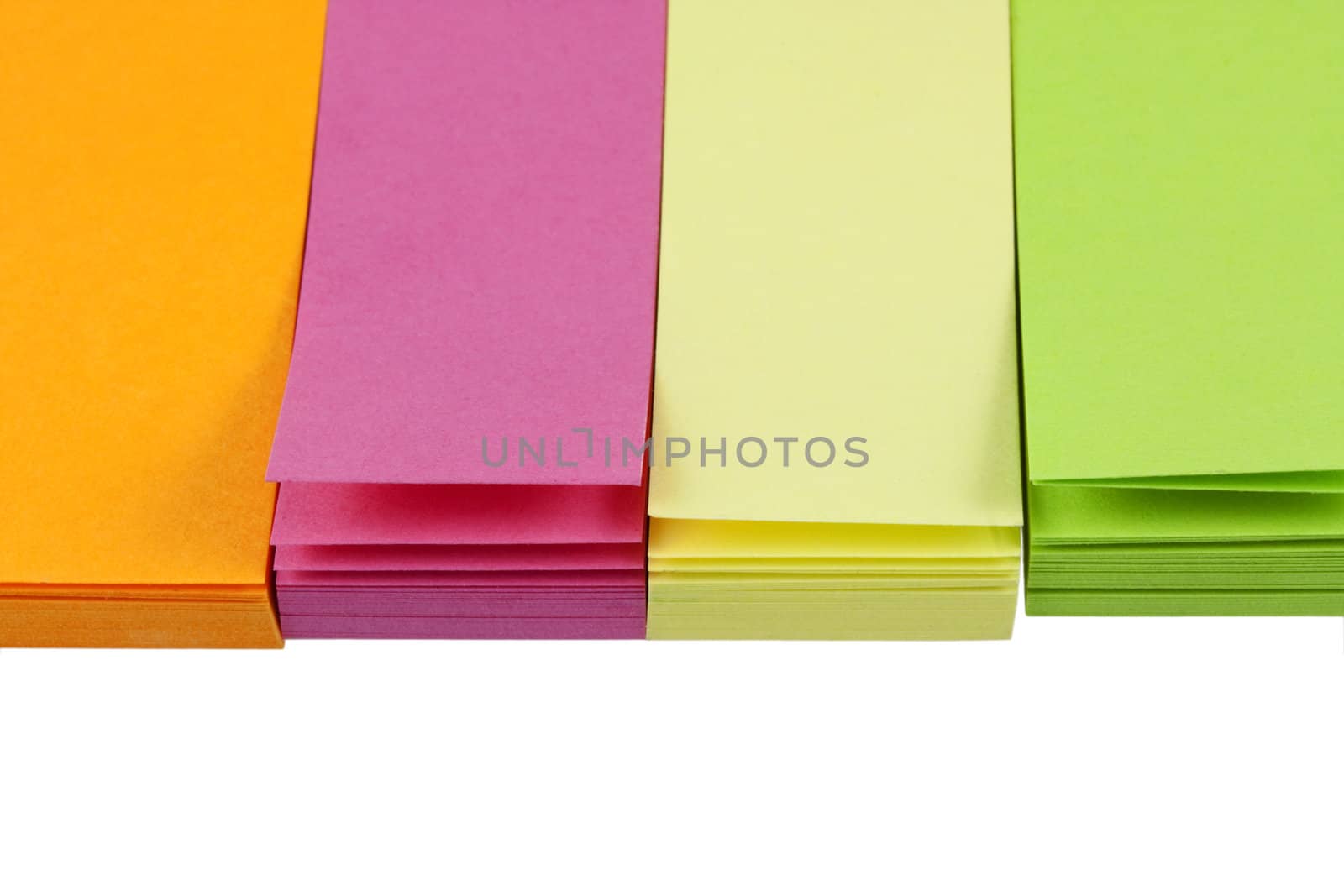 small colorful post-it notes by PixelsAway