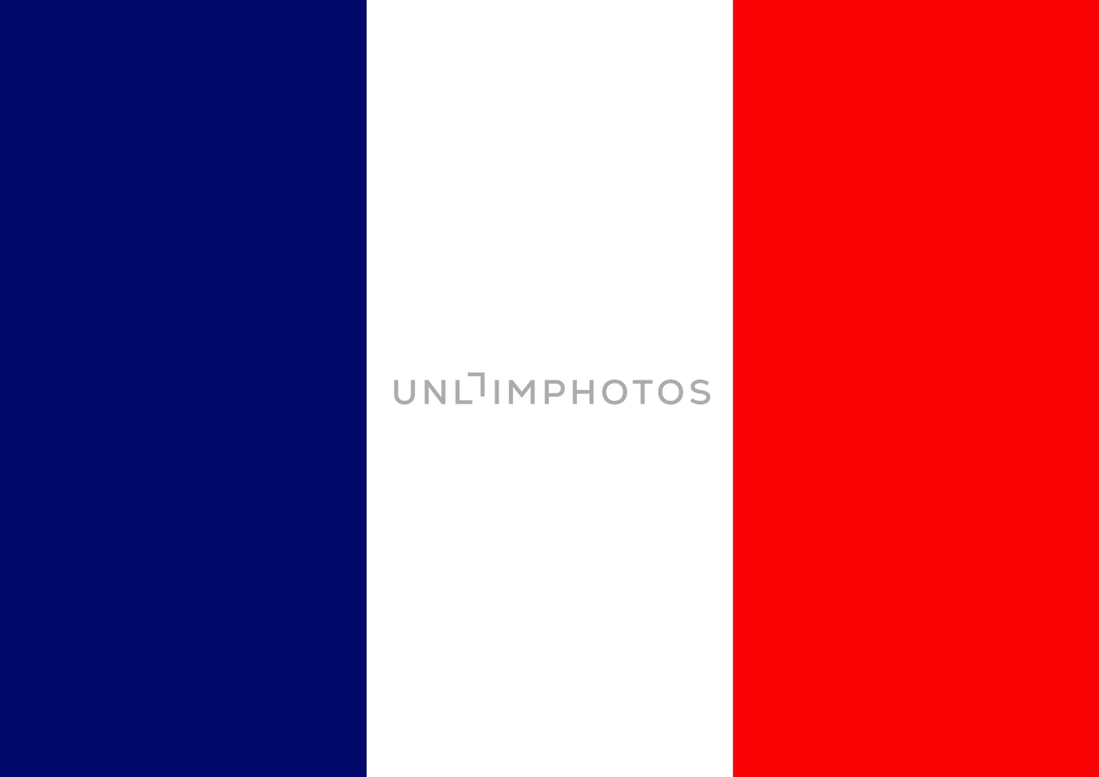 Illustration of a French Flag   