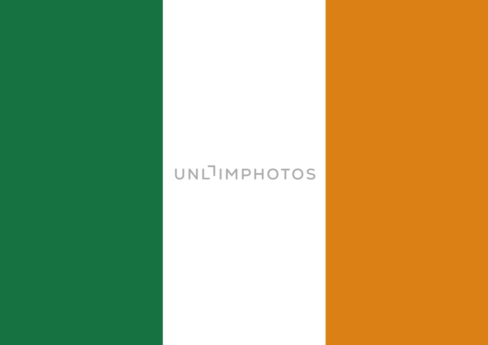 Illustration of a Ireland Flag