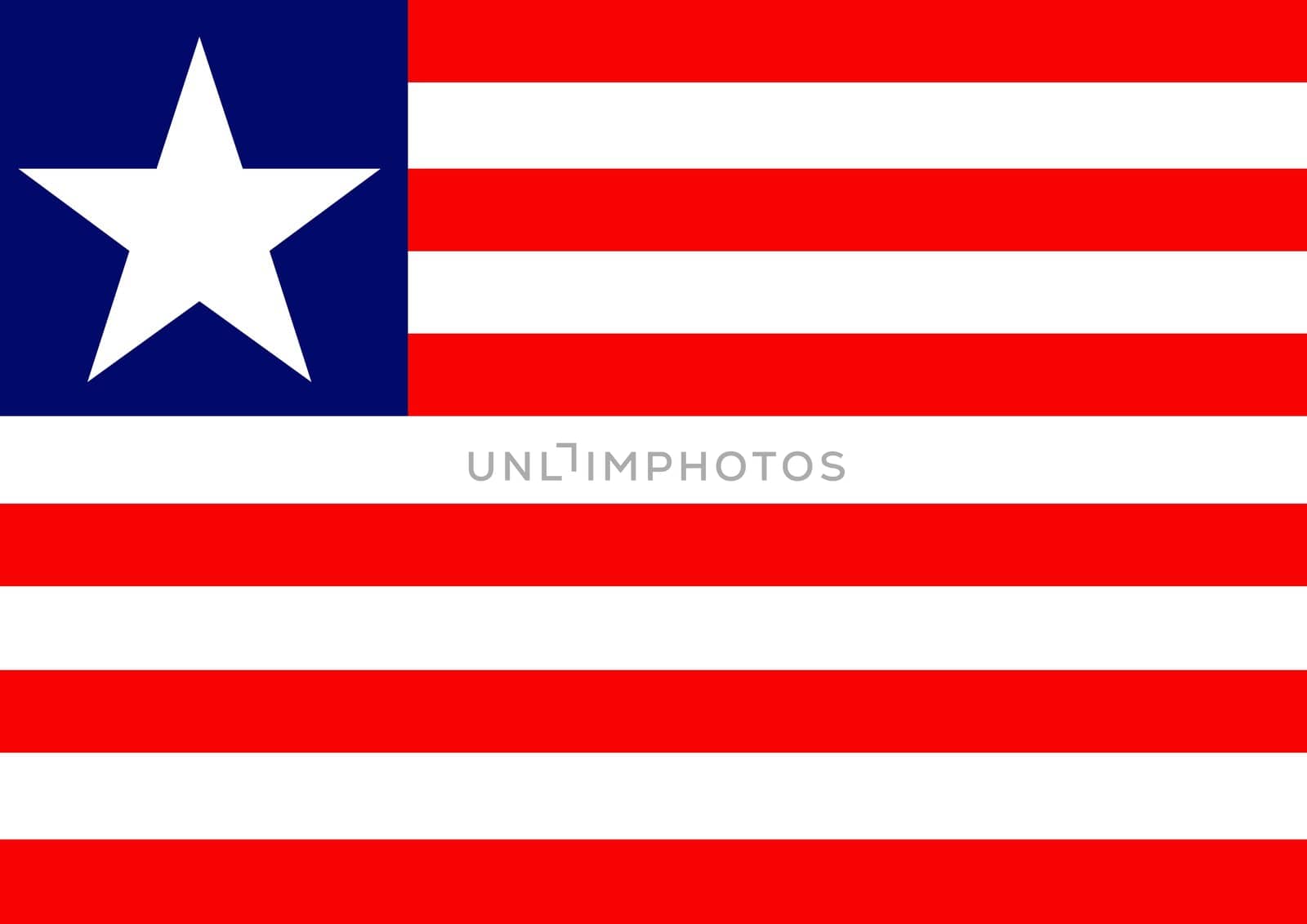 illustration of a Liberia Flag 