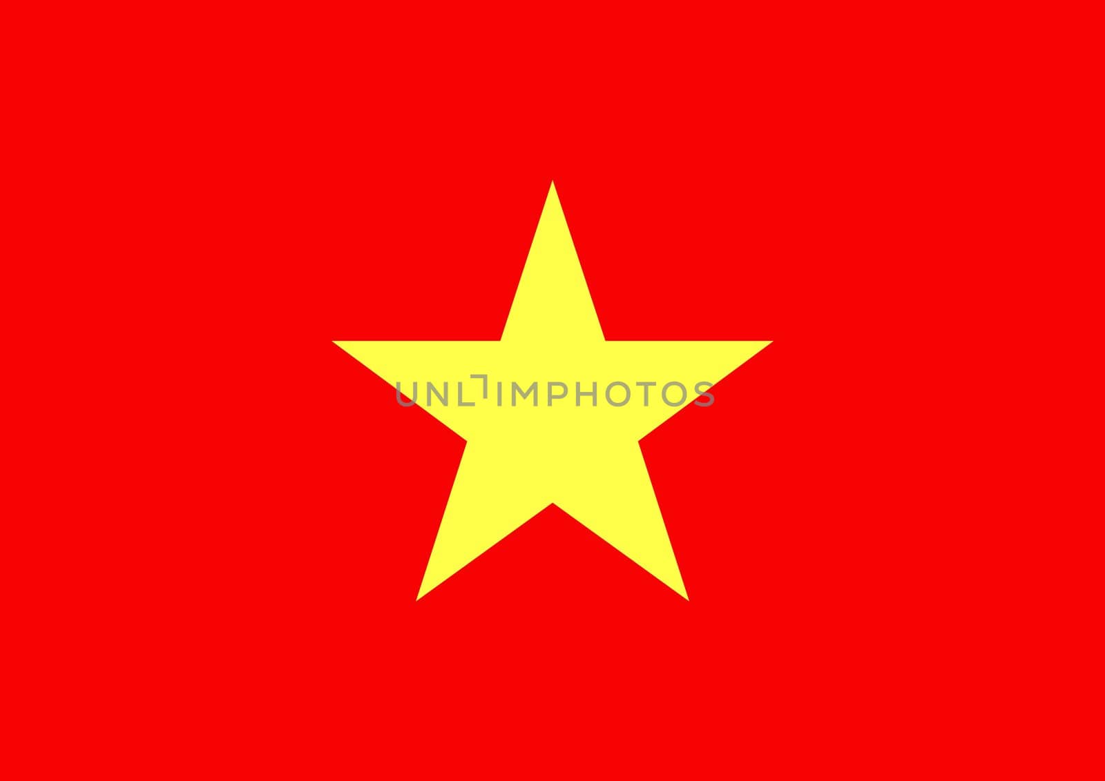 Illustration of a VietNam Flag