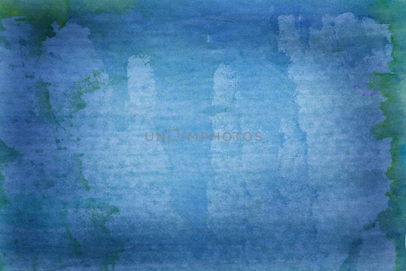 Beautiful grunge blue background with paint smears