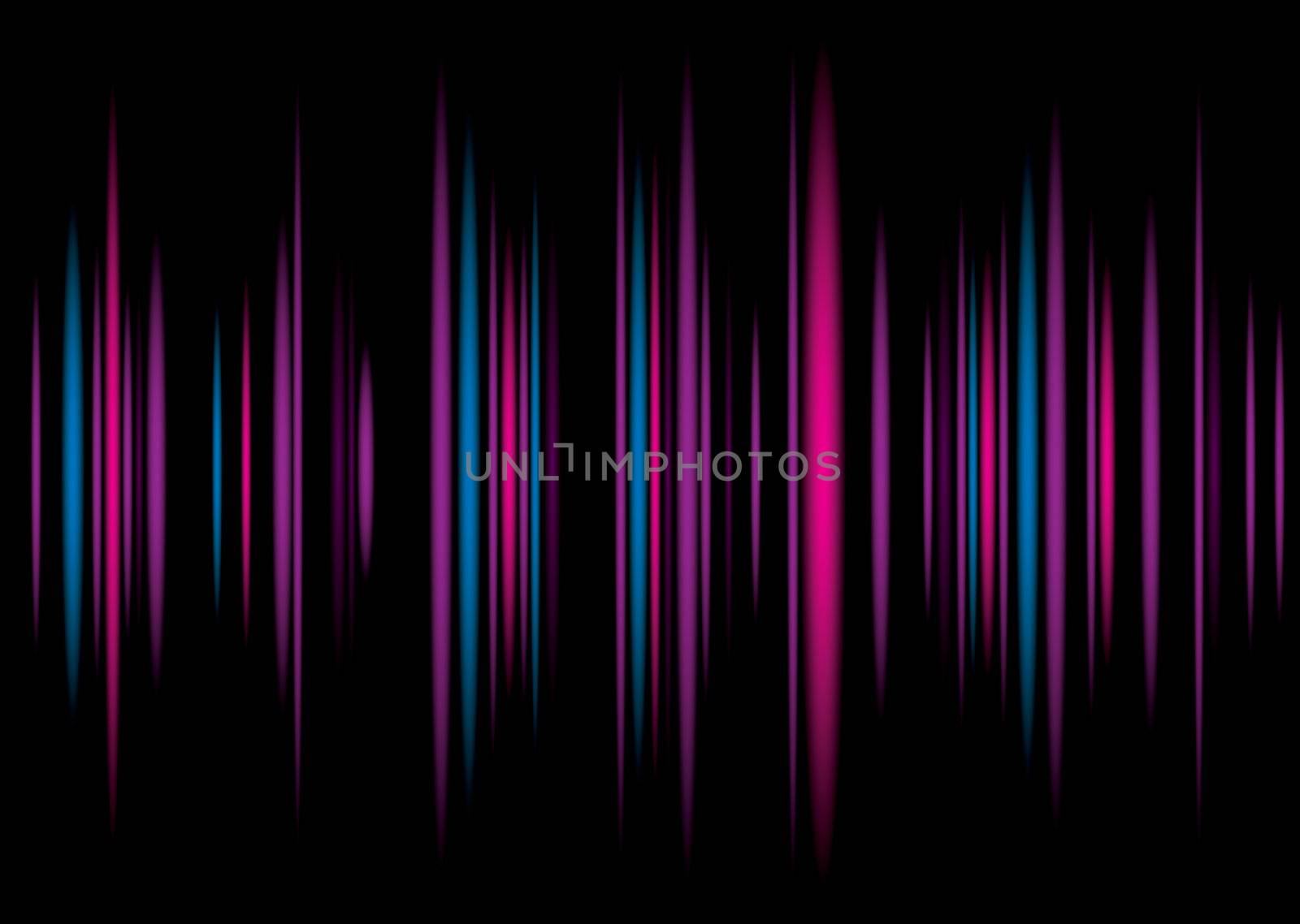 Music equaliser inspire colorful background illustration with graph bars