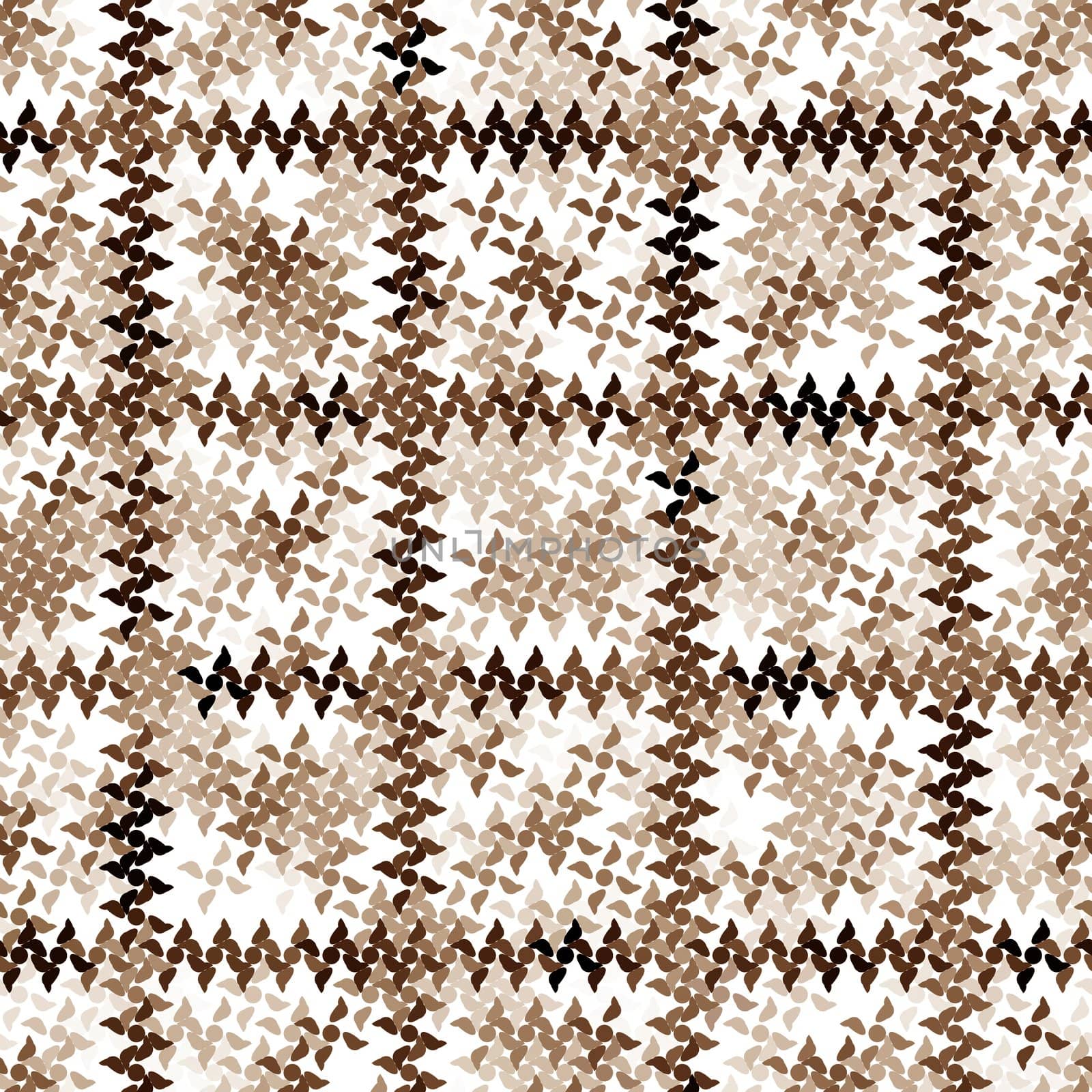 seamless texture of monochrome sepia tiles pattern