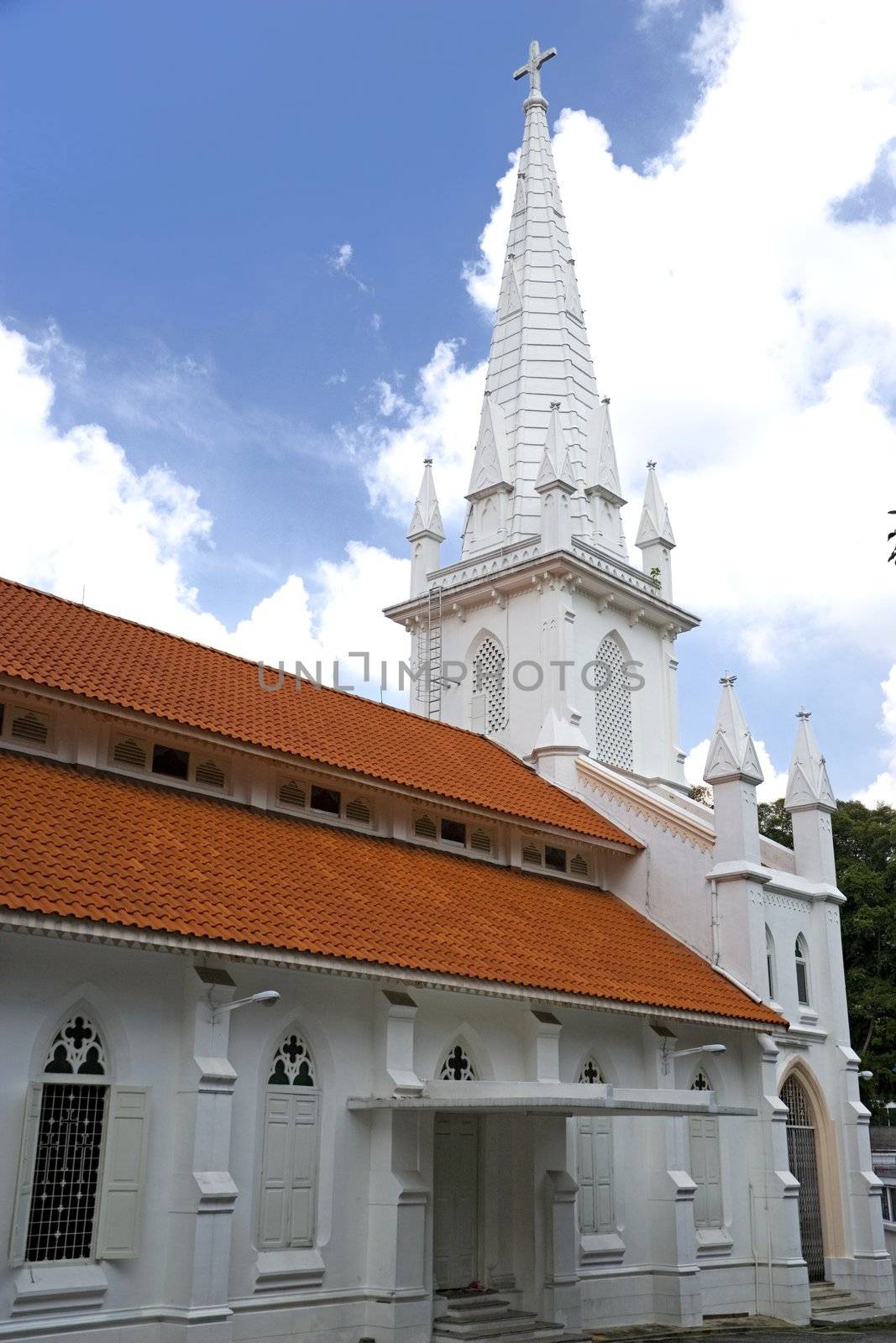Image of an old church in Malaysia.
