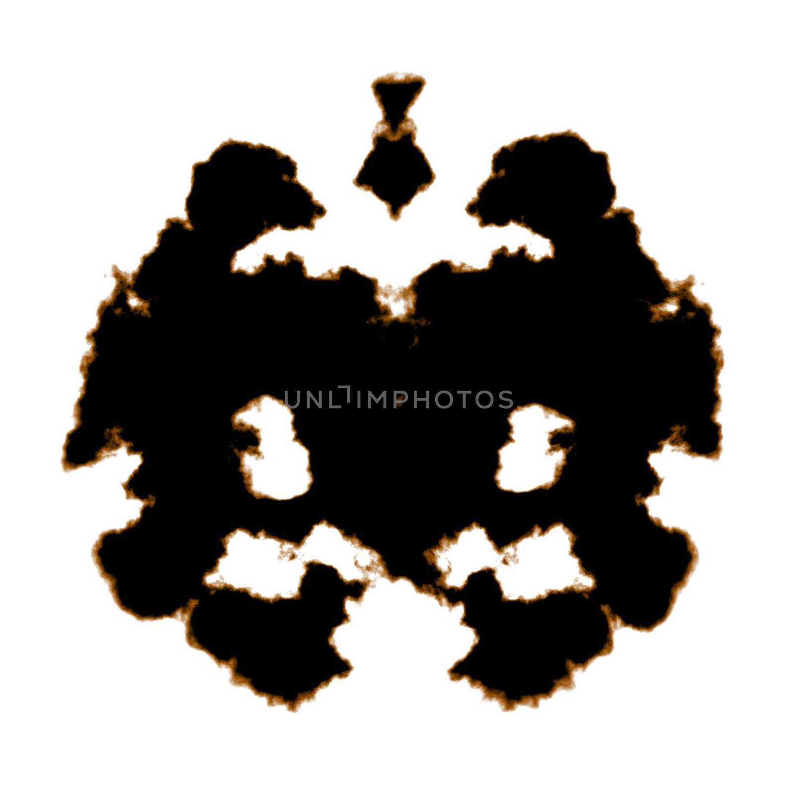 Rorschach Test of an Ink Blot Card