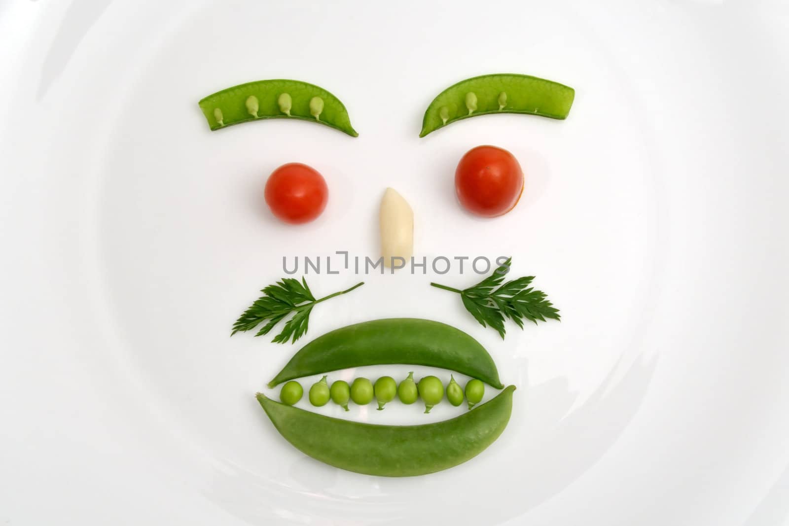 Vegetable face by Hbak