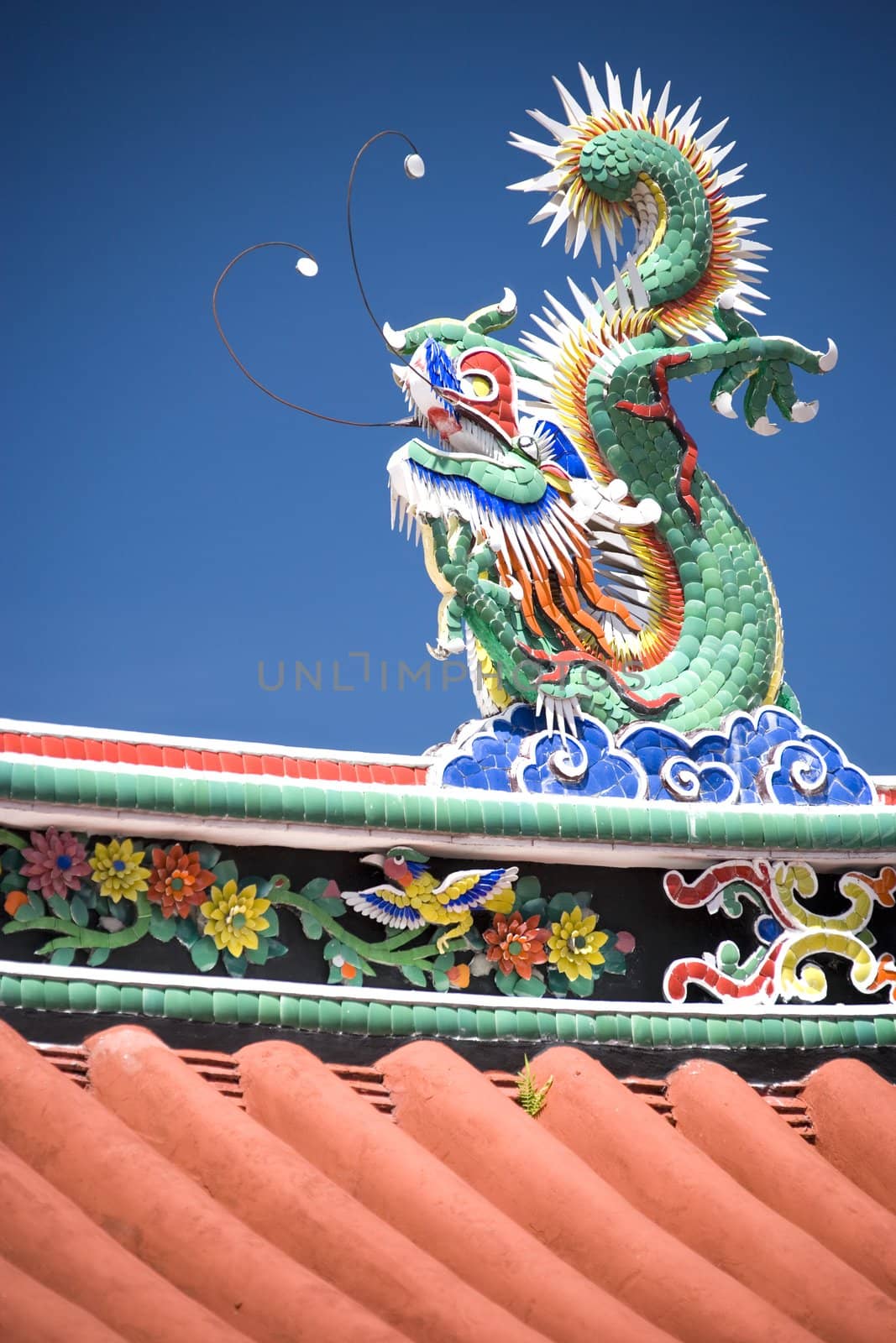 Chinese Temple Roof by shariffc