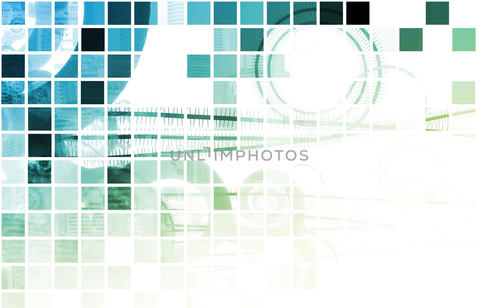 Blue Futuristic Abstract Background as a Art