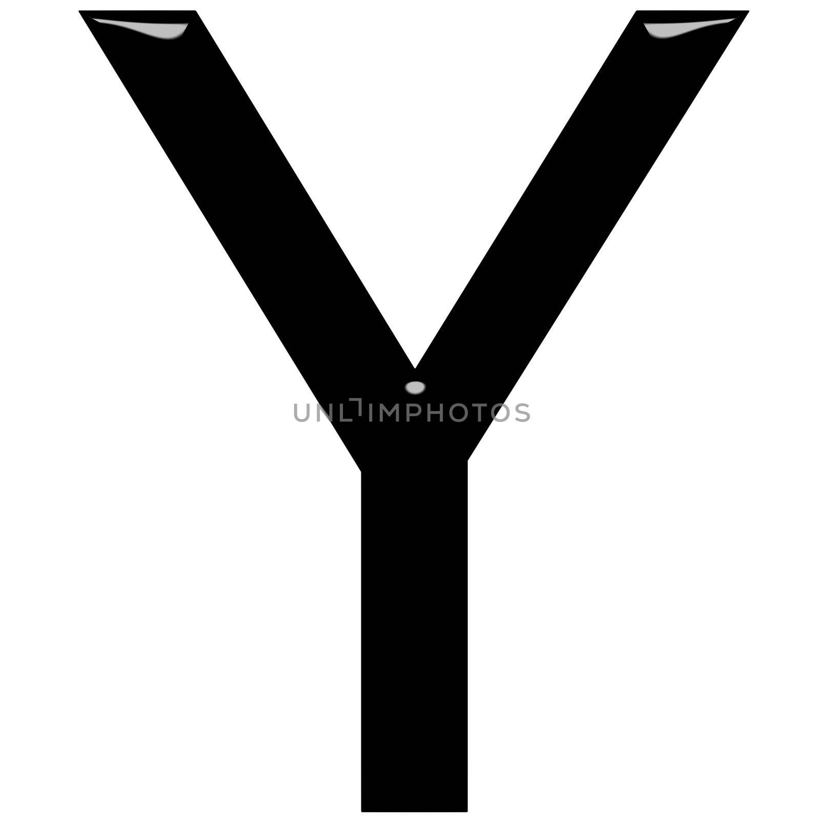 3D Letter Y by Georgios