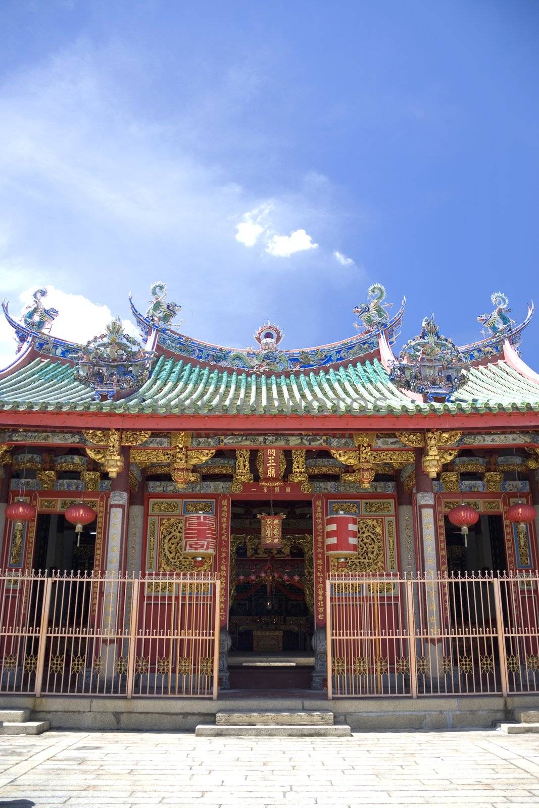 Image of a Chinese temple in Malaysia.