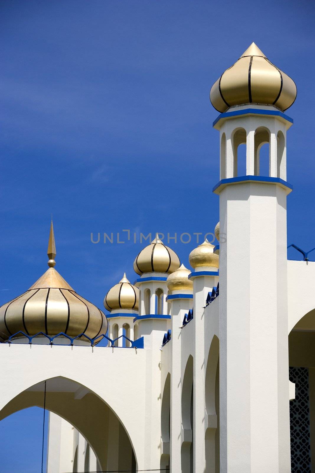 Image of an old mosque in Malaysia.