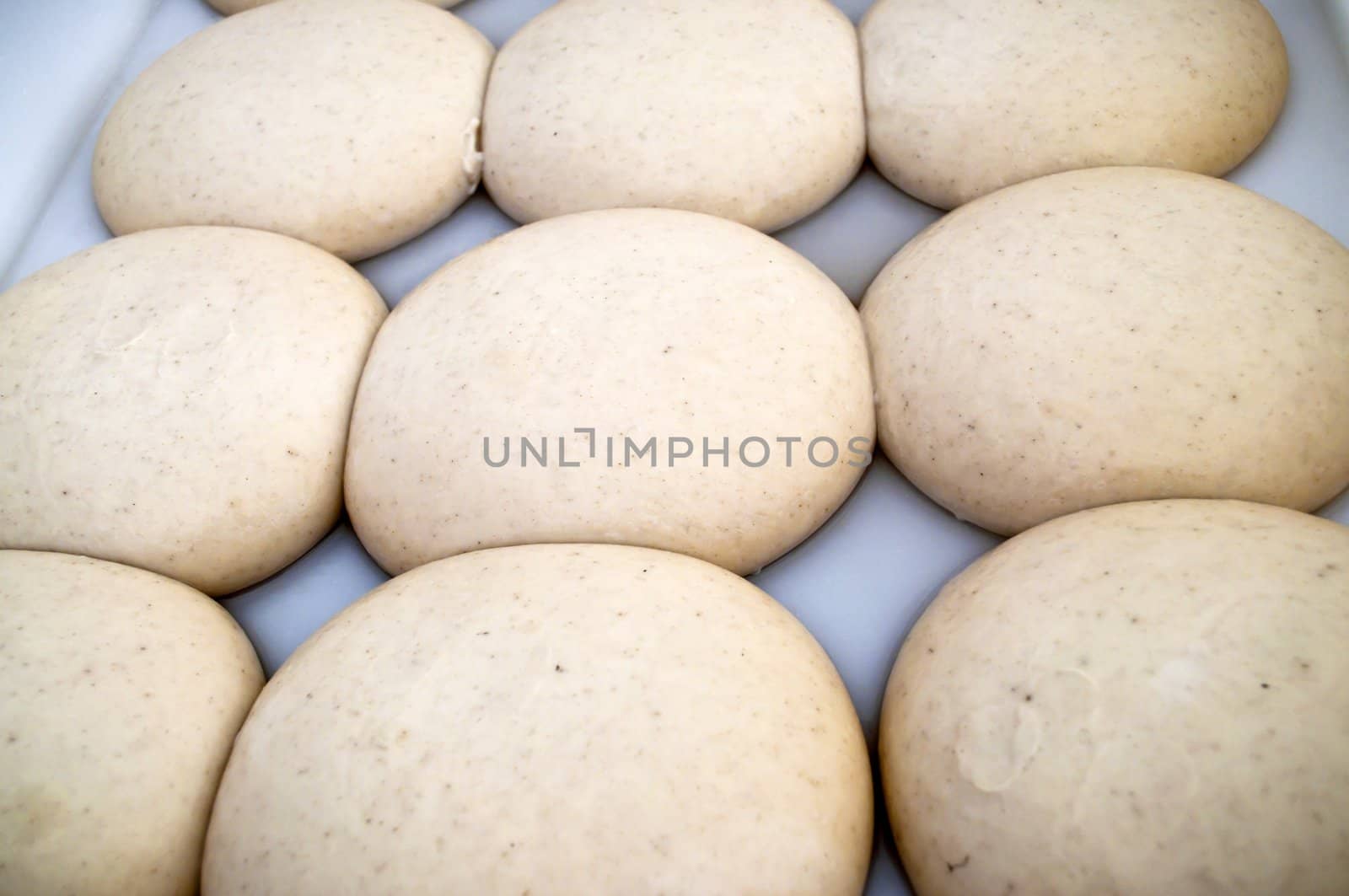 Pizza loaf from bakery, ready to become pizza italian food