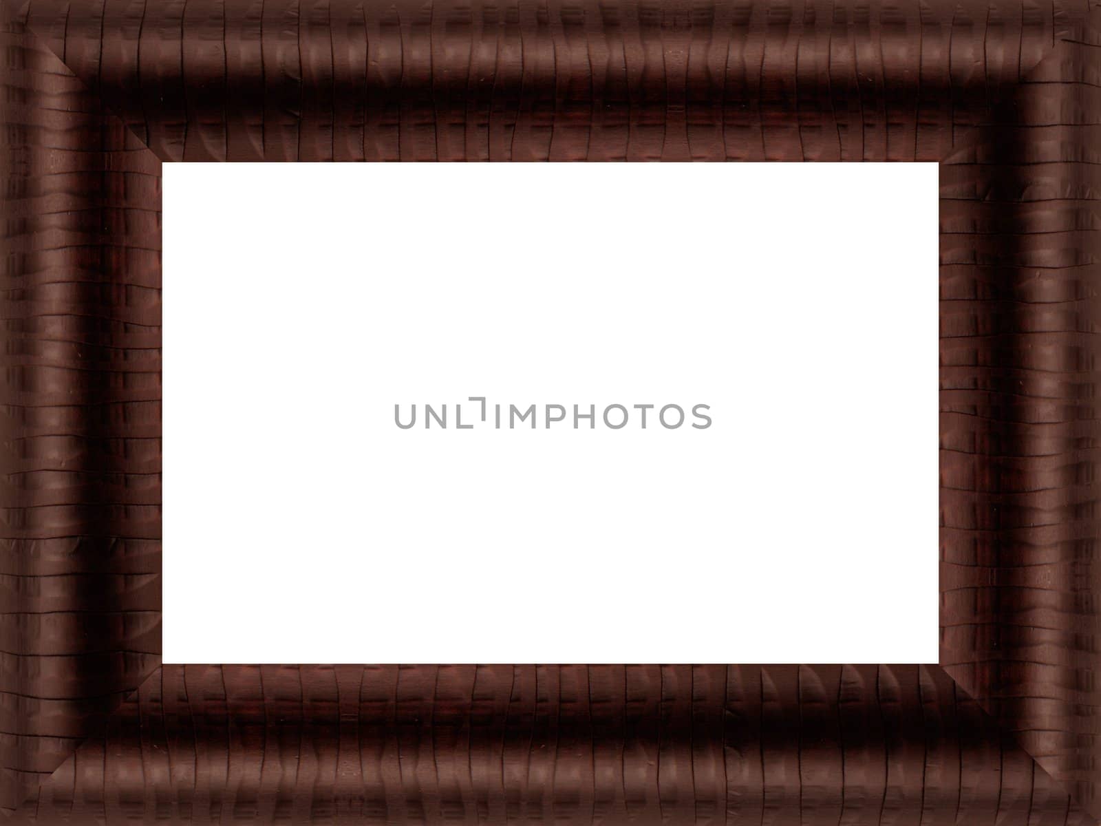 a picture frame on a white