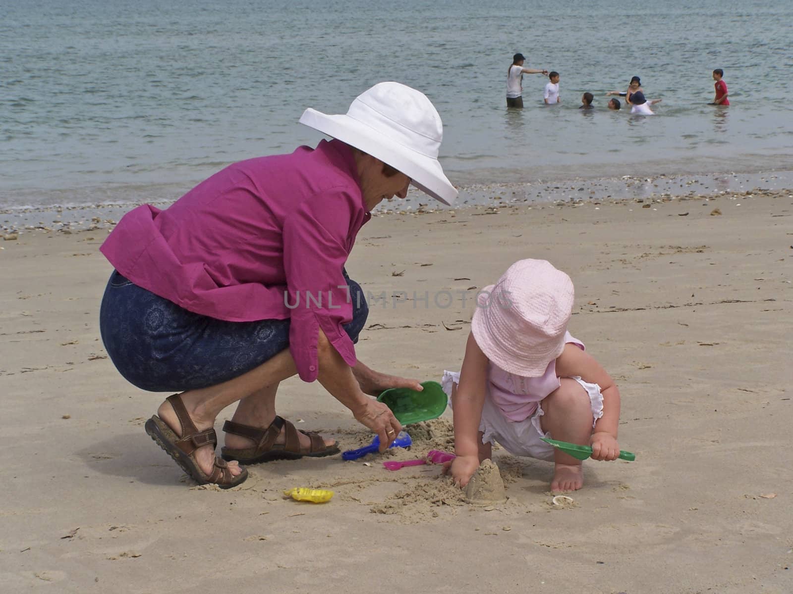 Grandmother and child by Nickyhn