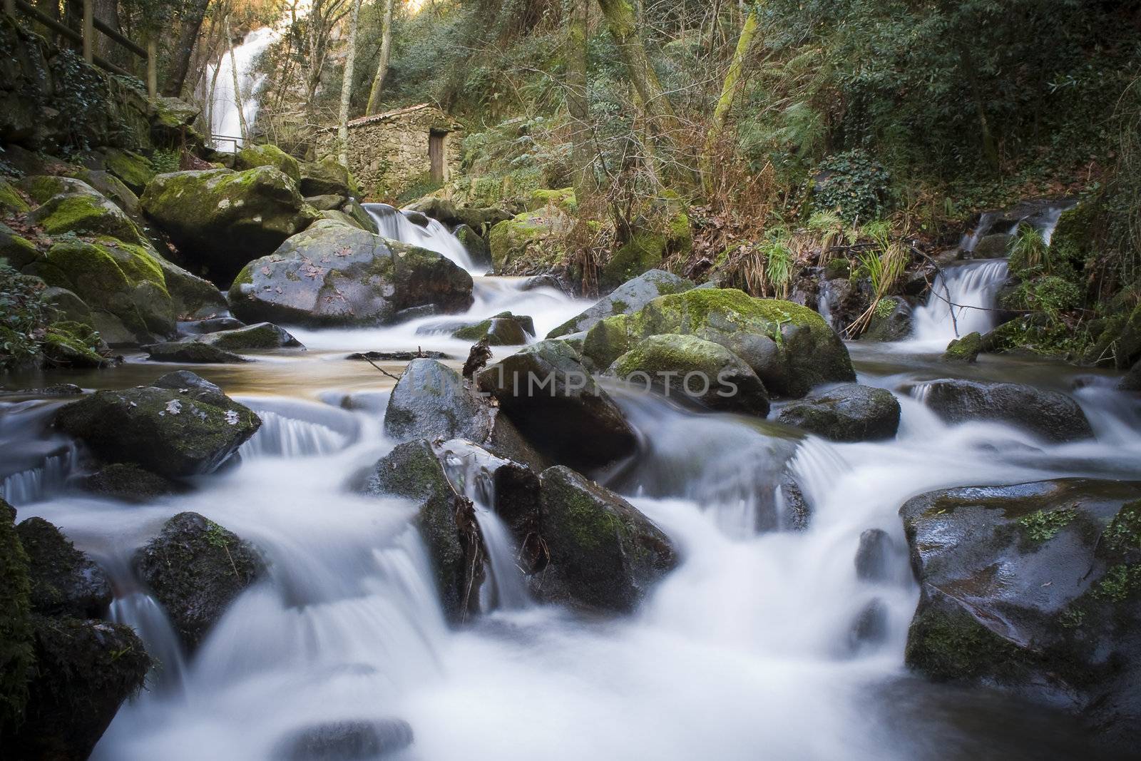 Flowing river in Portugal