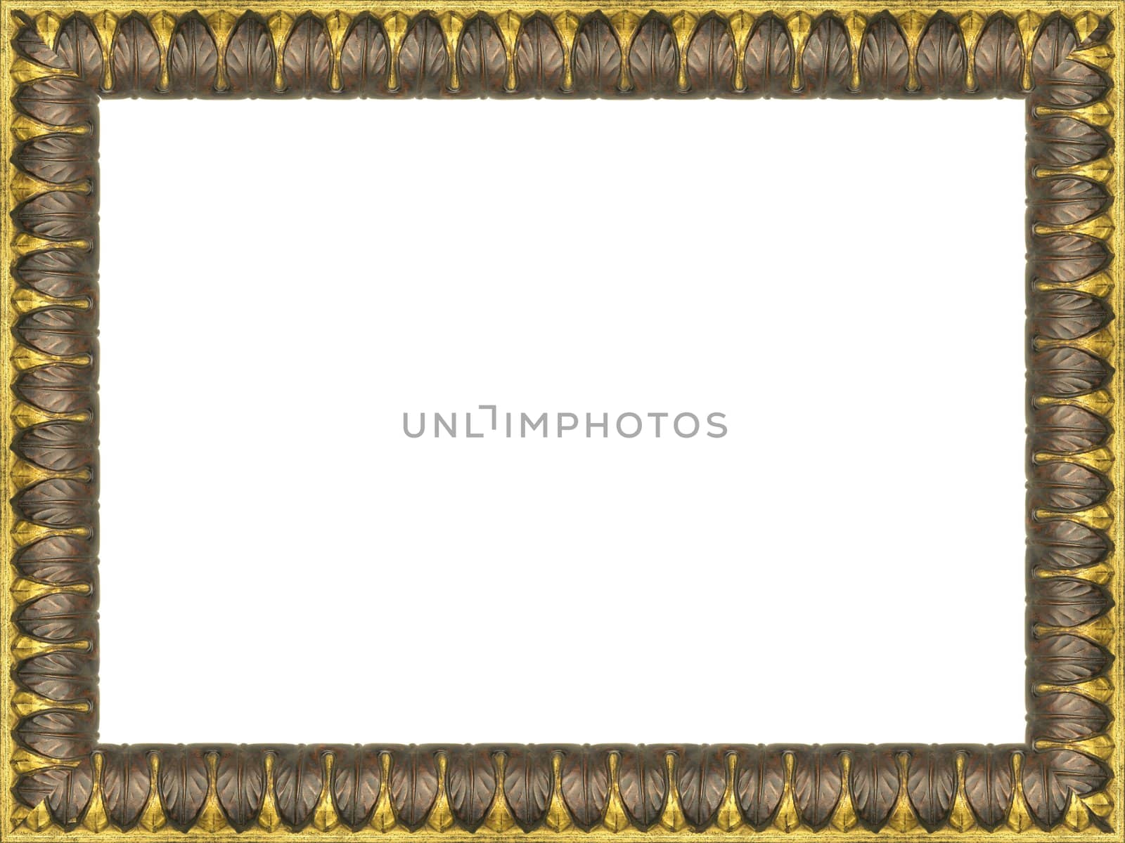 a picture frame on a white