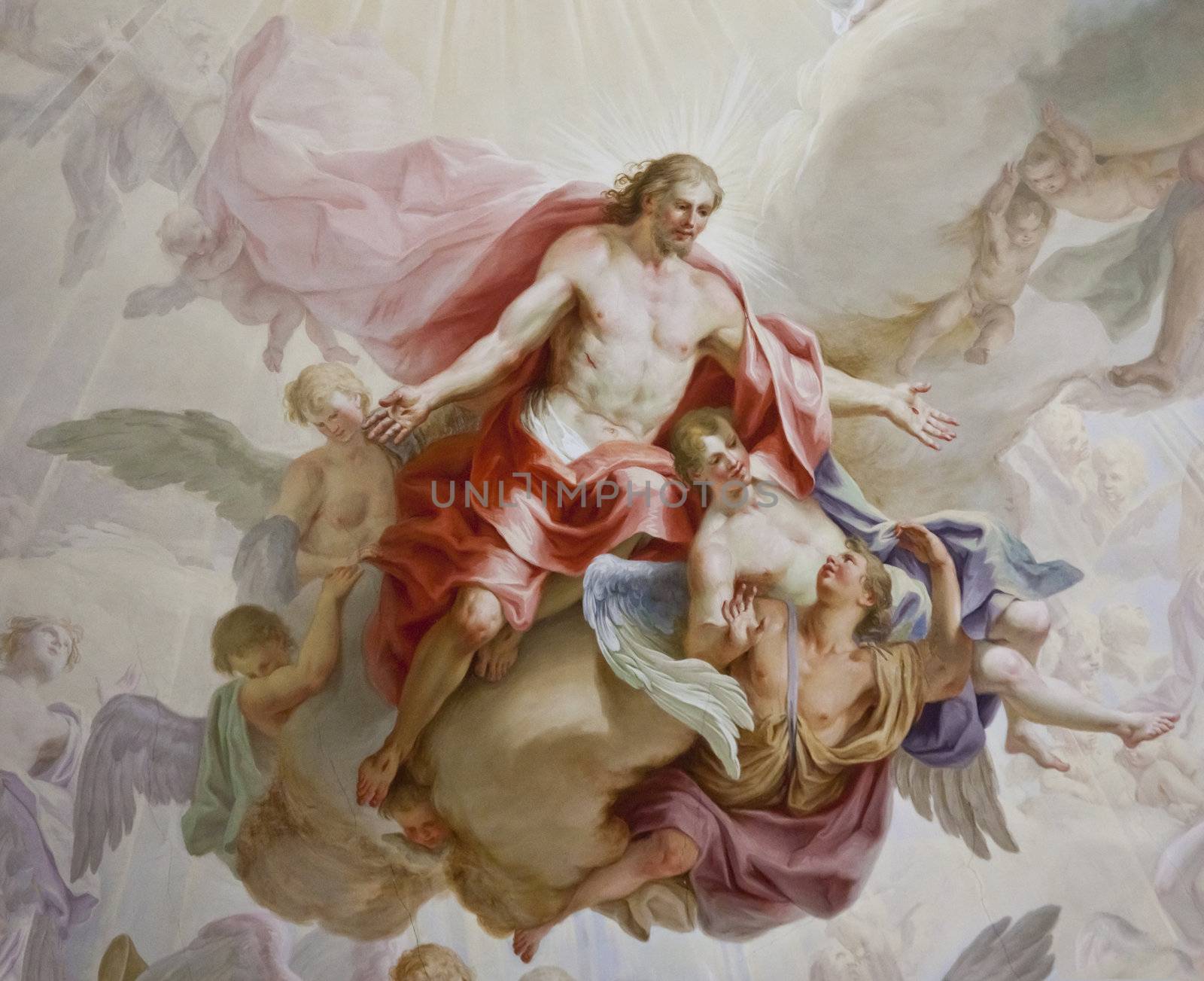 An image of a beautiful religious fresco