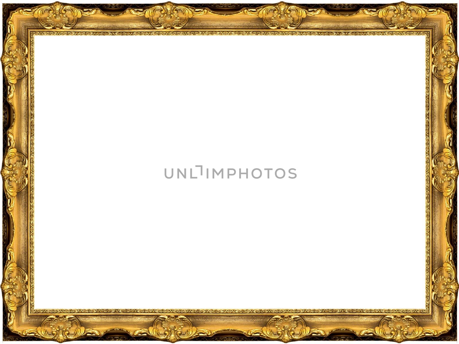 a picture frame on a white