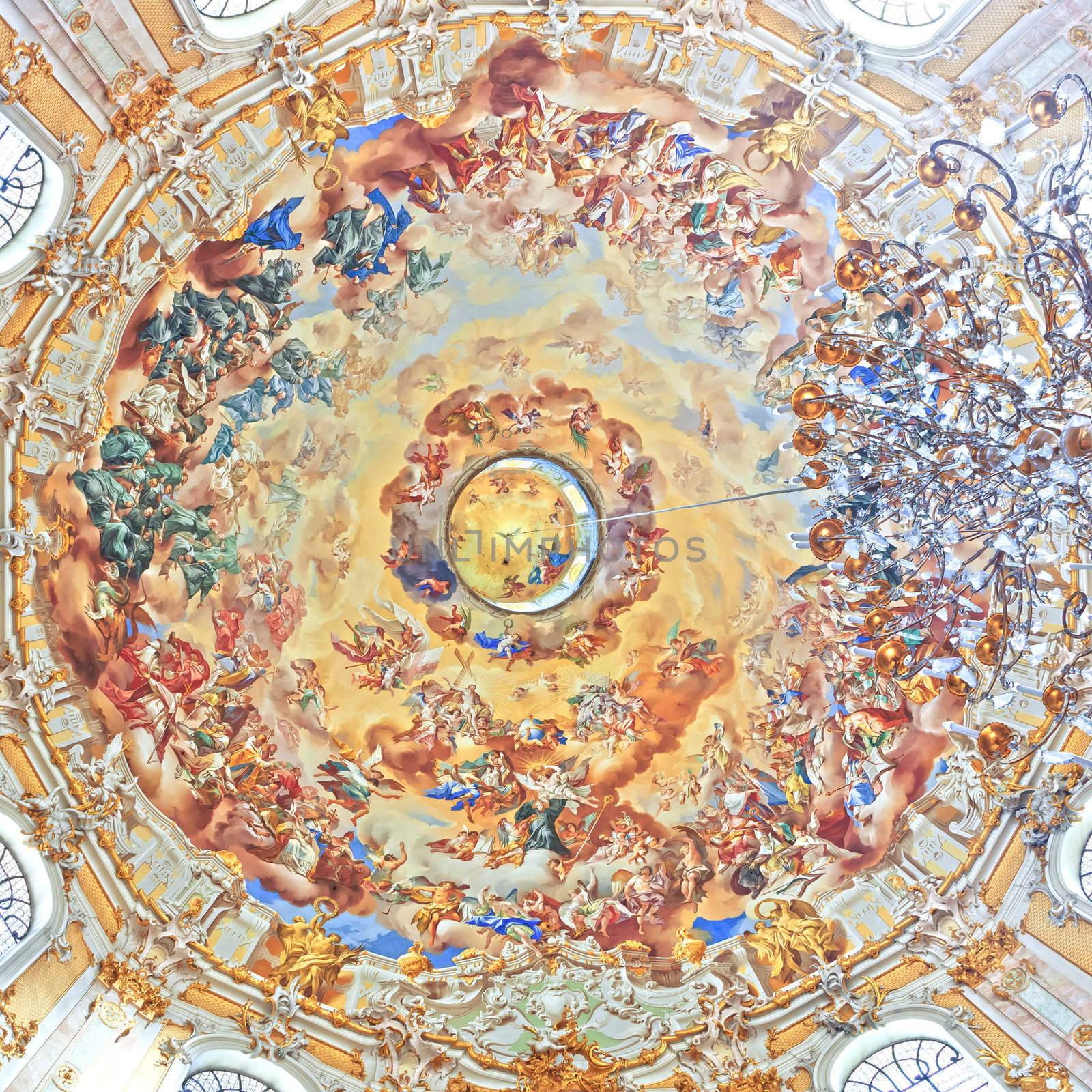 An image of a beautiful religious fresco