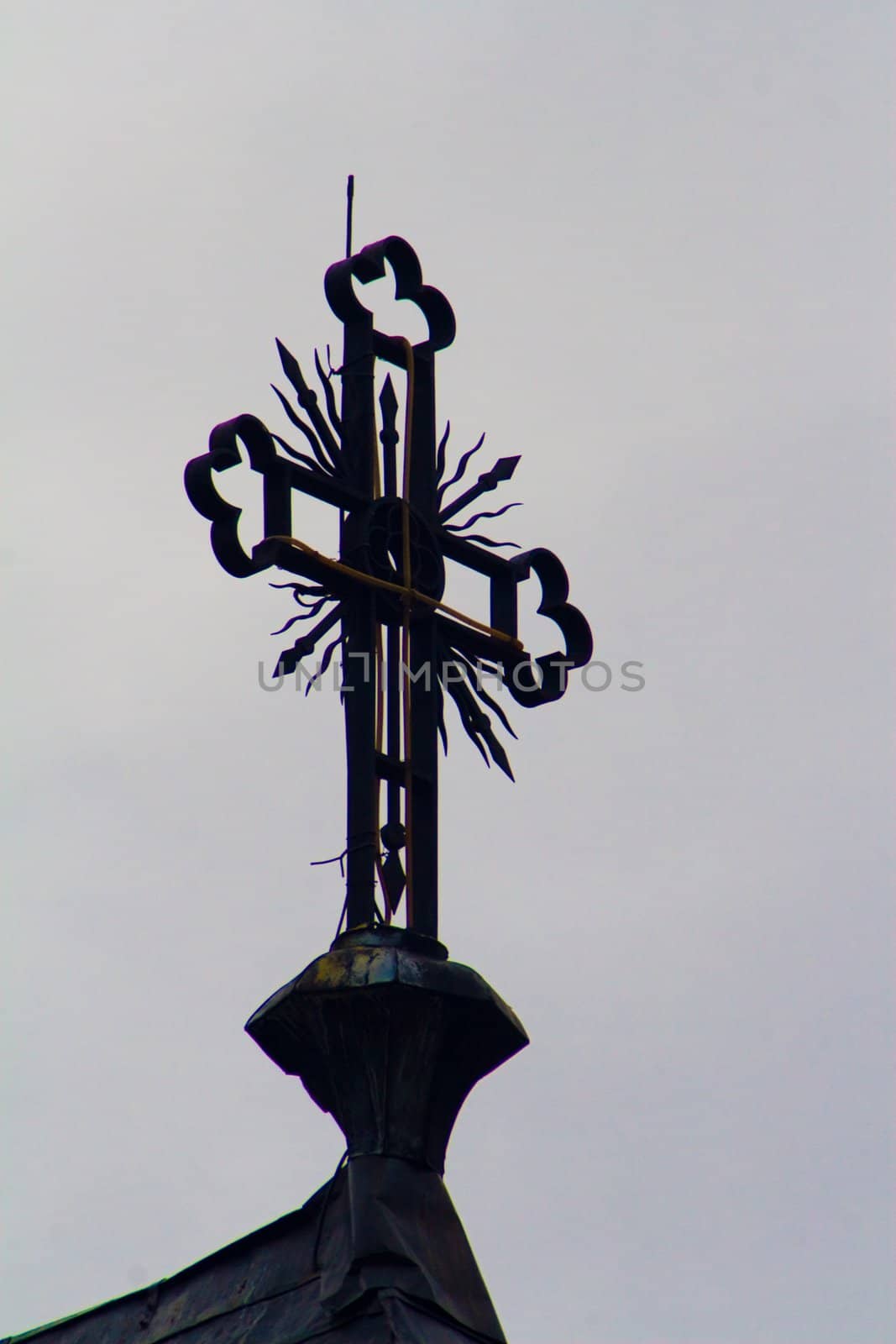 Cross on church roof by timscottrom