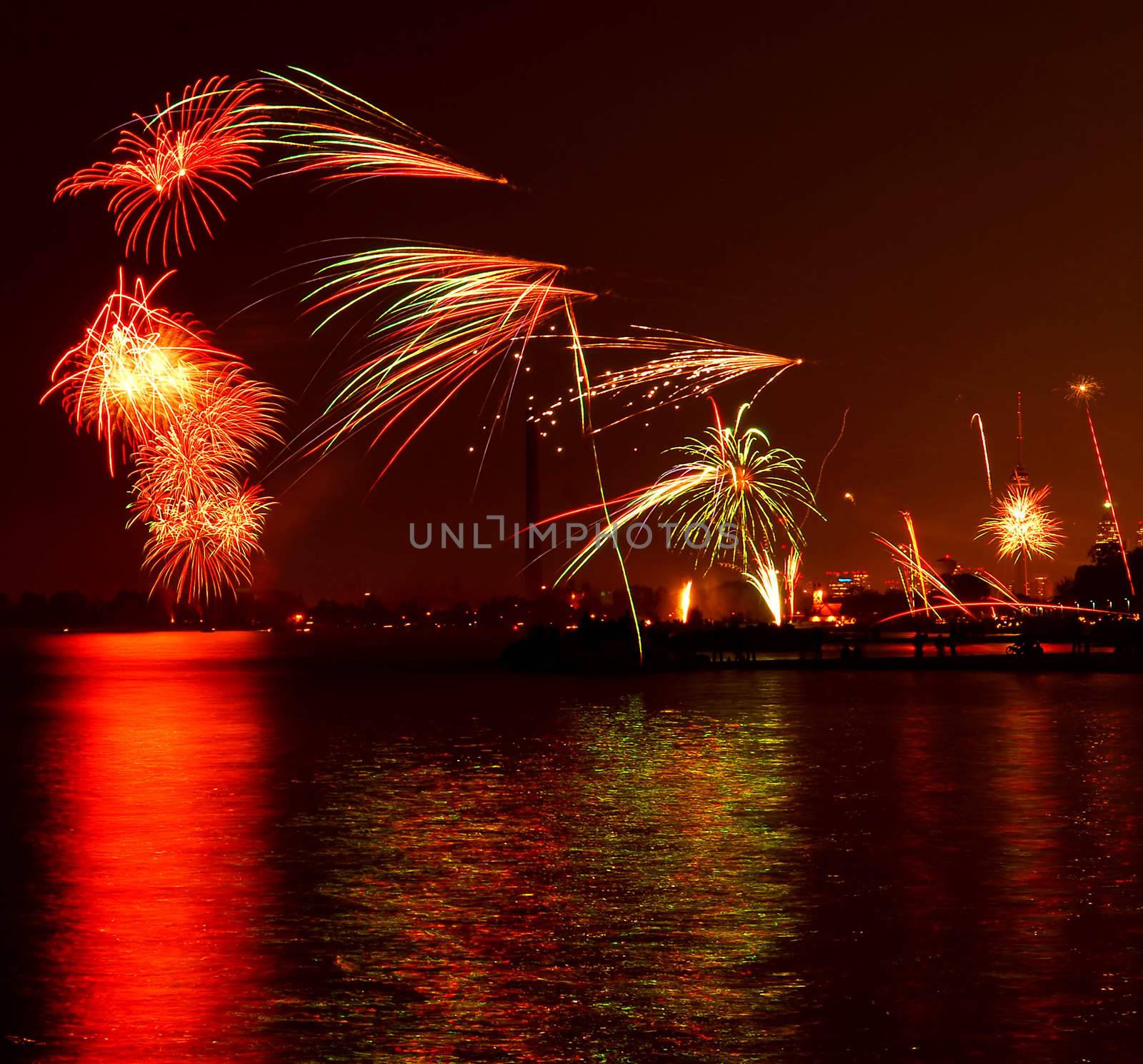 Toronto fireworks by elenathewise