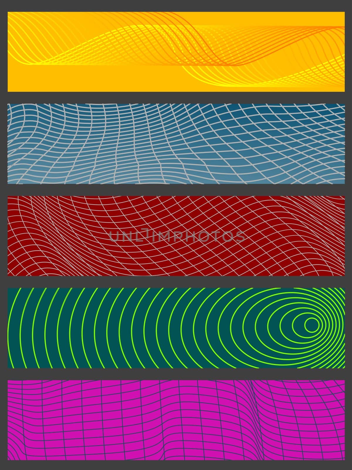 various banner background illustrations