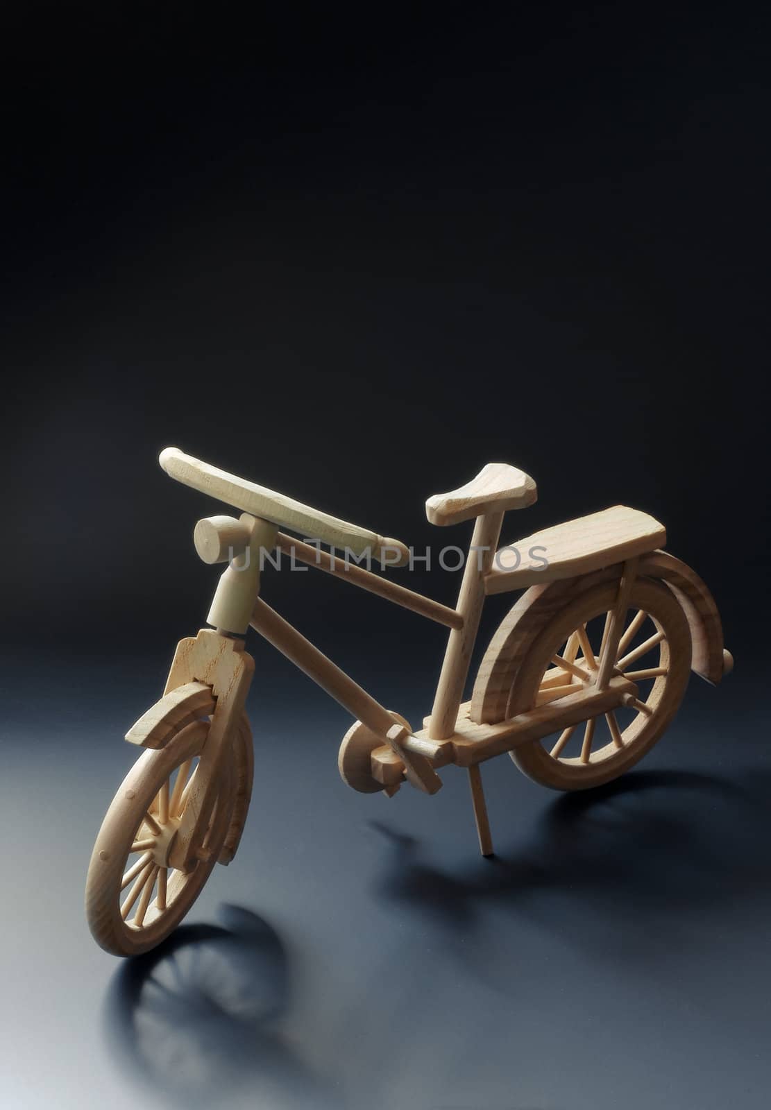 Bicycle wooden model by Vectorex