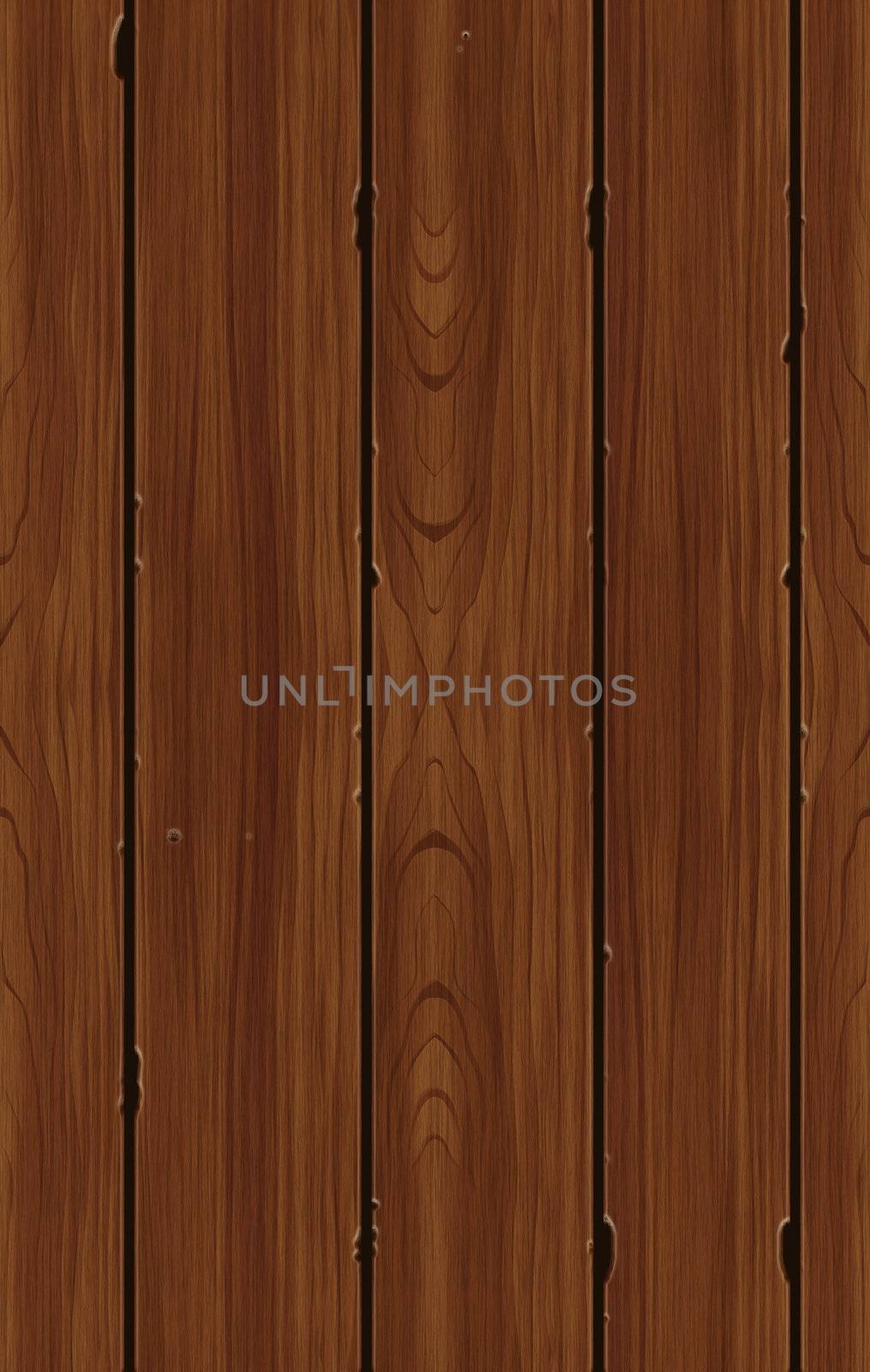 Illustration of a Seamless Wood Pattern Tile