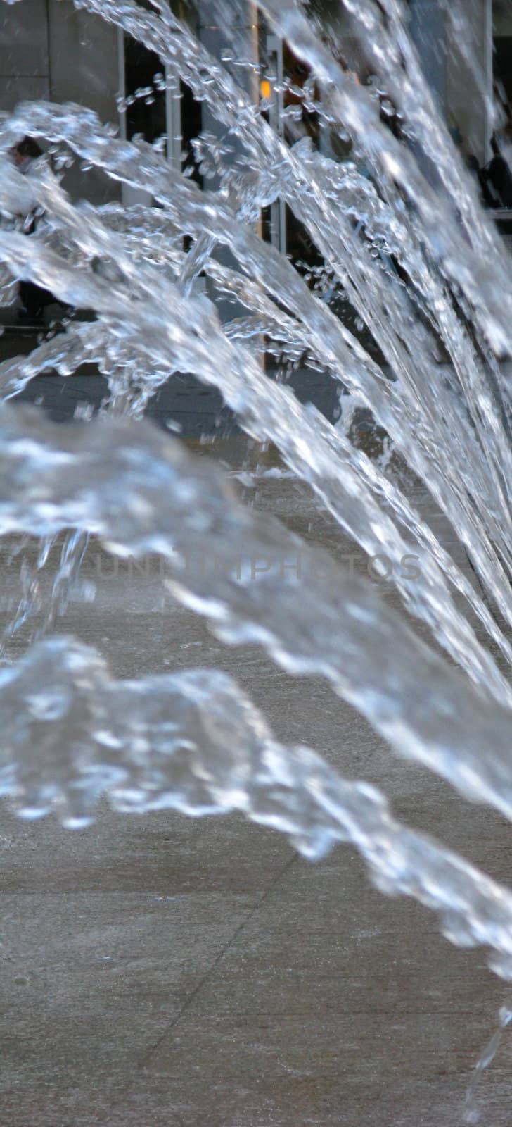 water from fountains