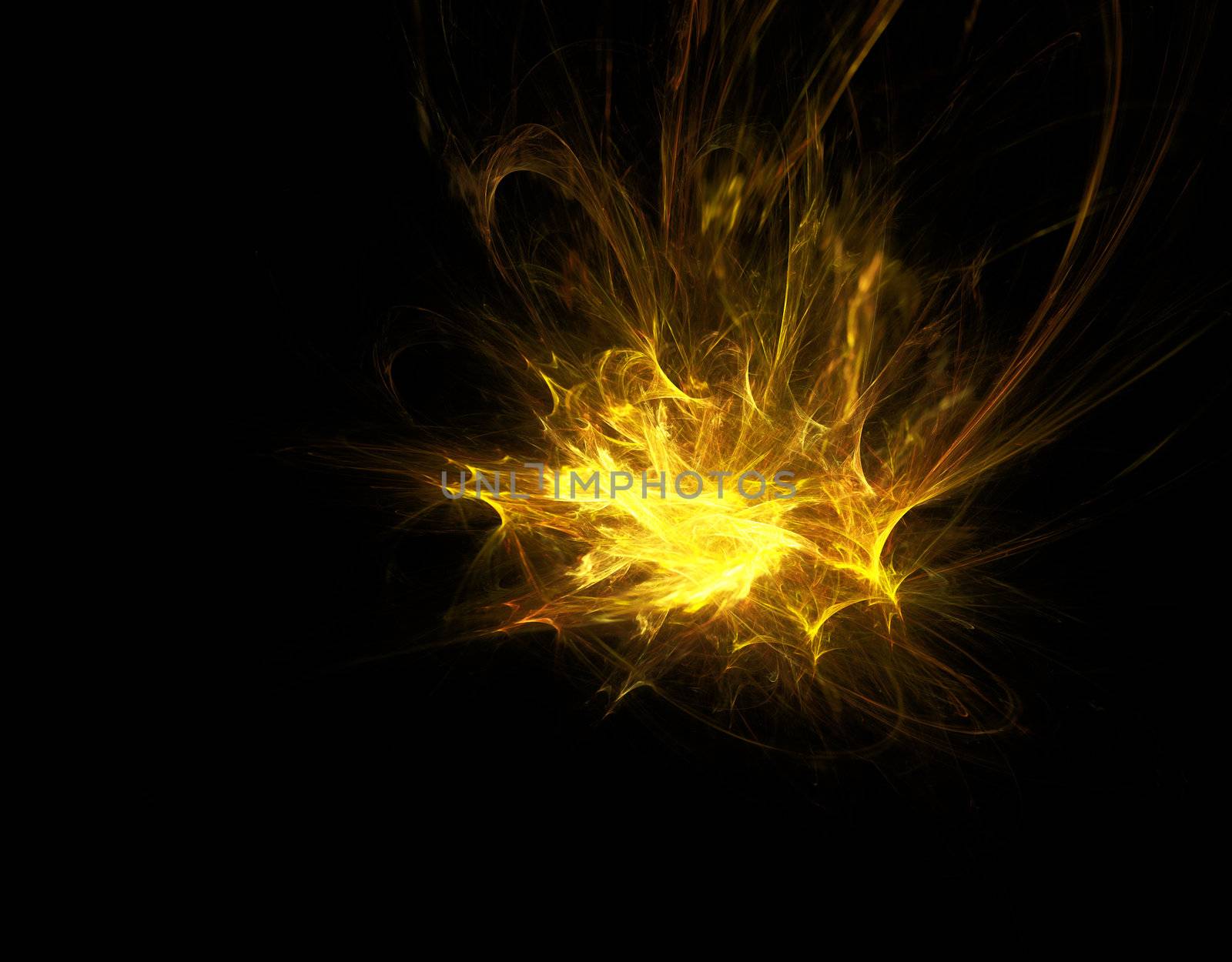 Beautiful glowing fractal design background