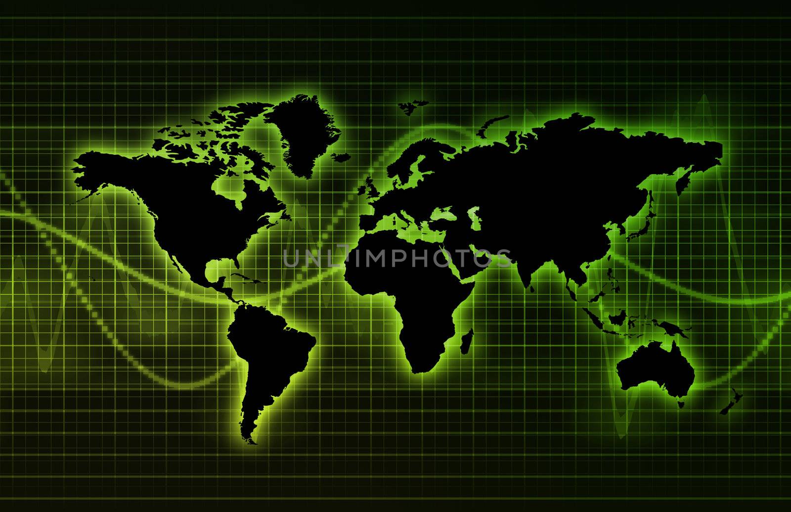 Global Connection Network Background As a Art