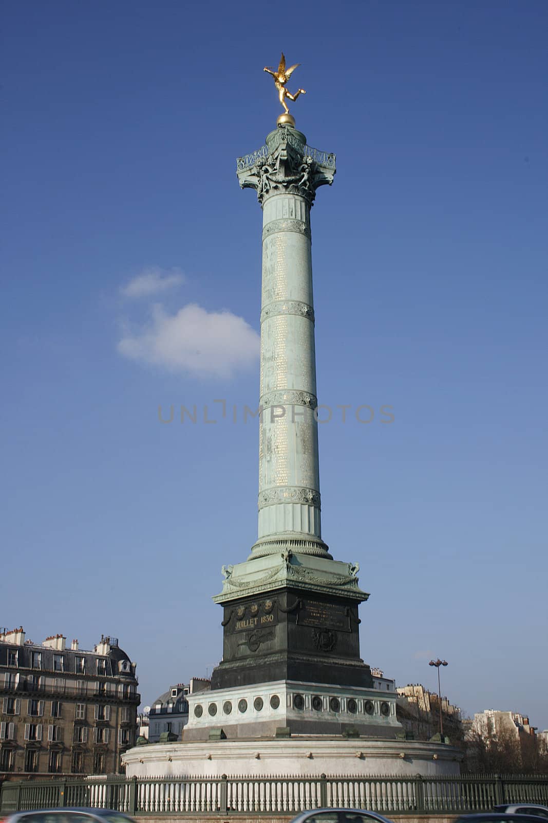 La Bastille in Paris, France