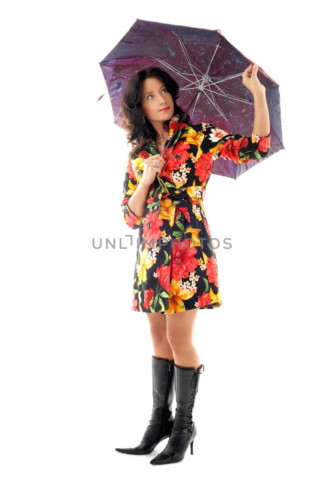 umbrella girl by dolgachov