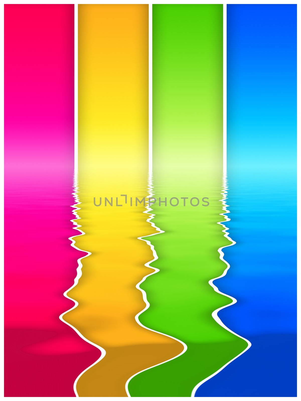 An image of a beautiful four colors background
