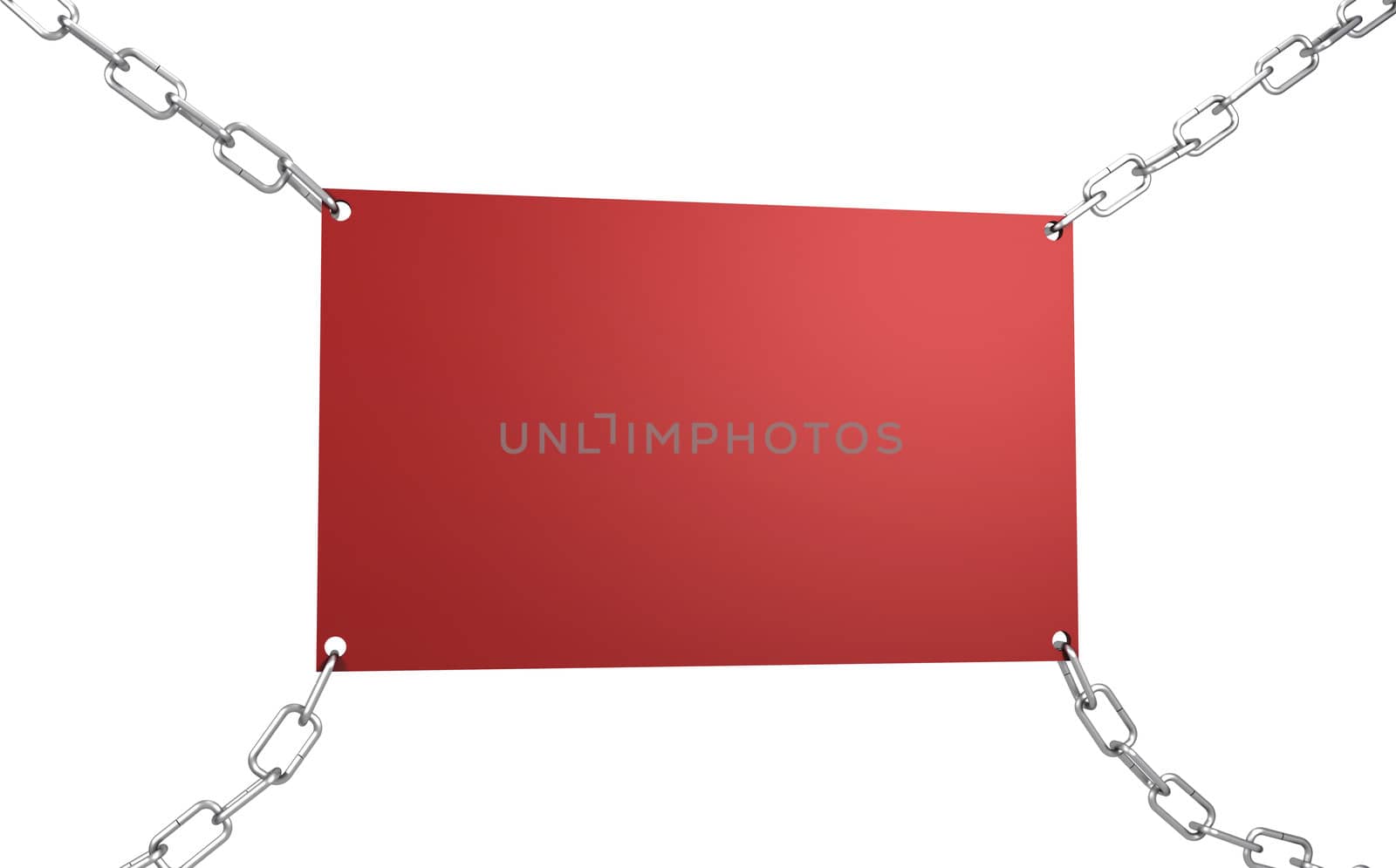 Empty red board by magraphics