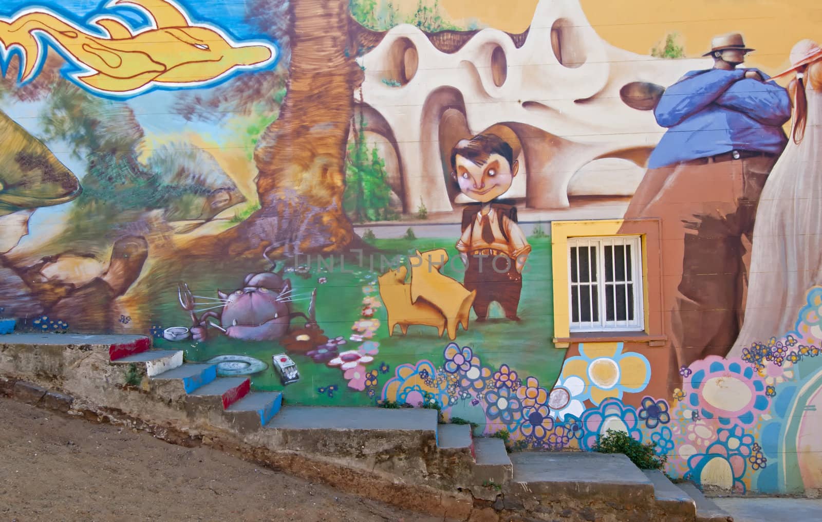 Street Art in Valpariso, Chile