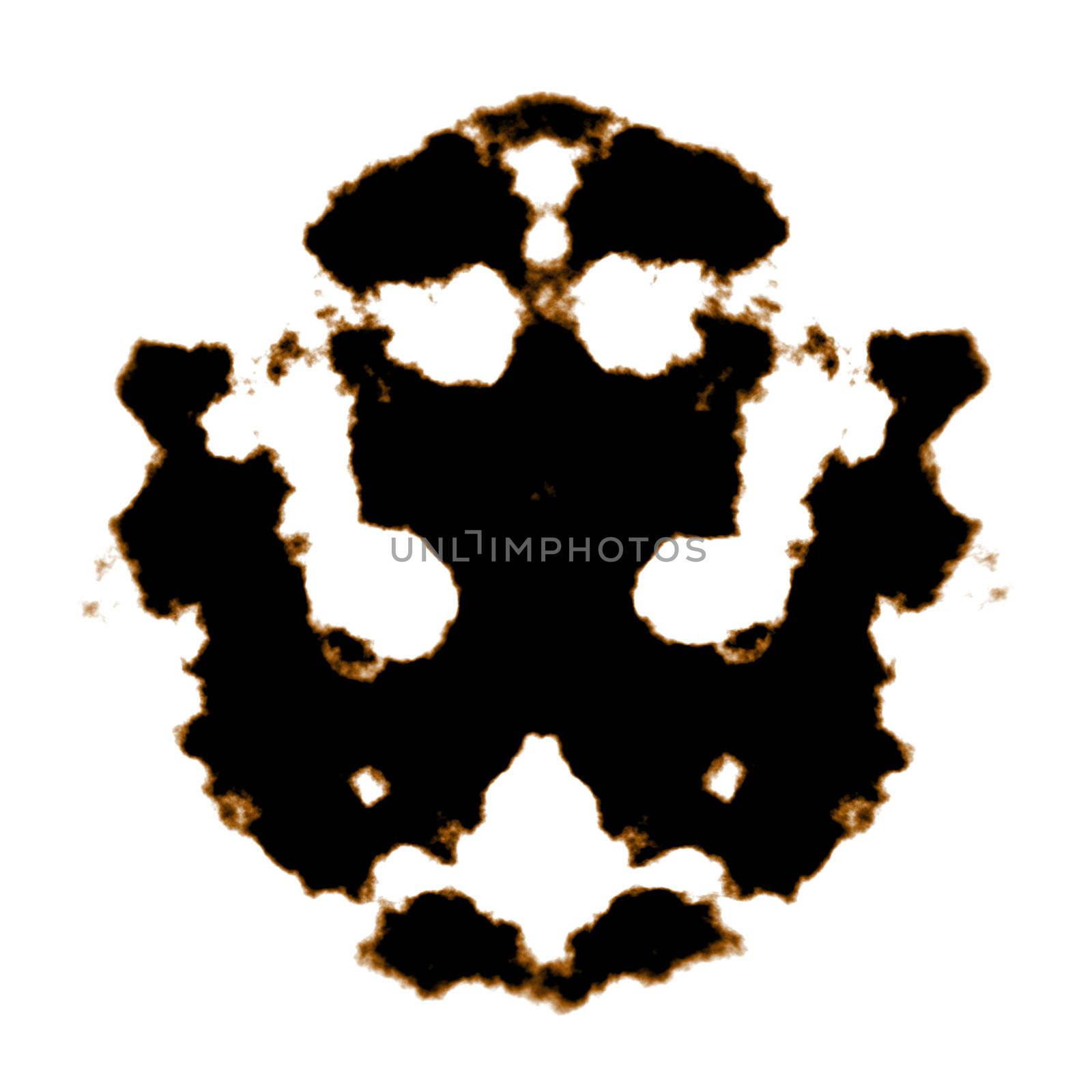 Rorschach Test of an Ink Blot Card