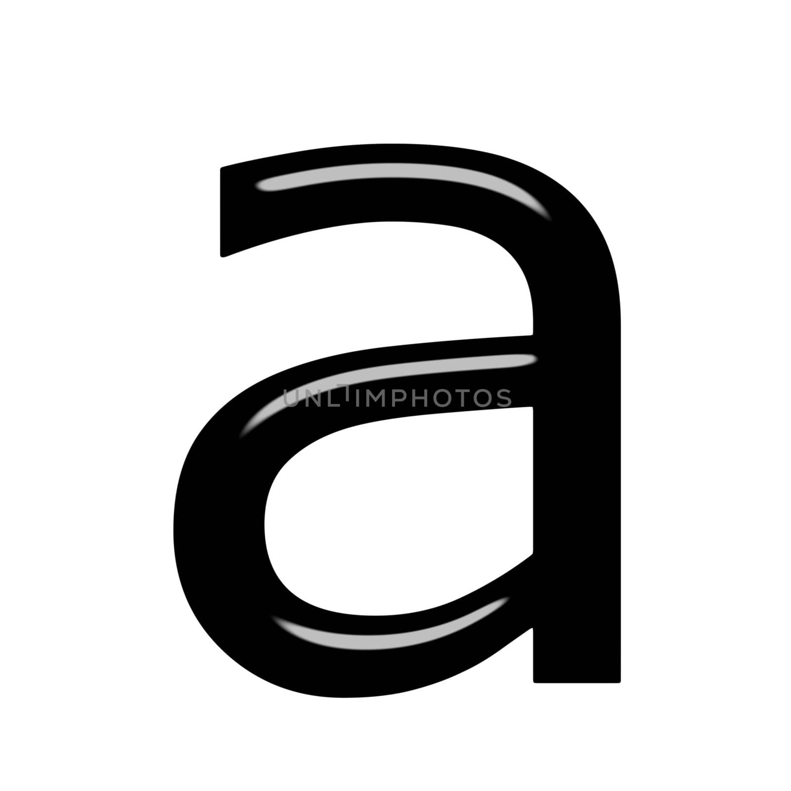 3d letter a by Georgios